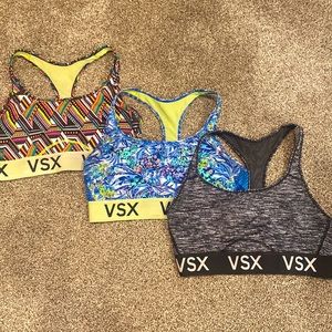 Set of 3 Victoria Secret sports bras